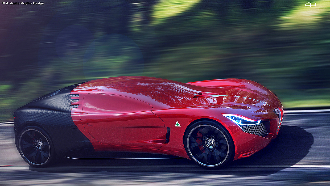 grace，power，alfa，alpha，Concept sports car，